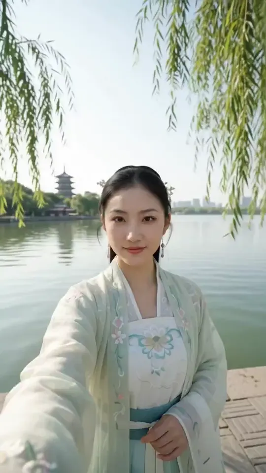Selfie journey through changing Chinese landmarks
