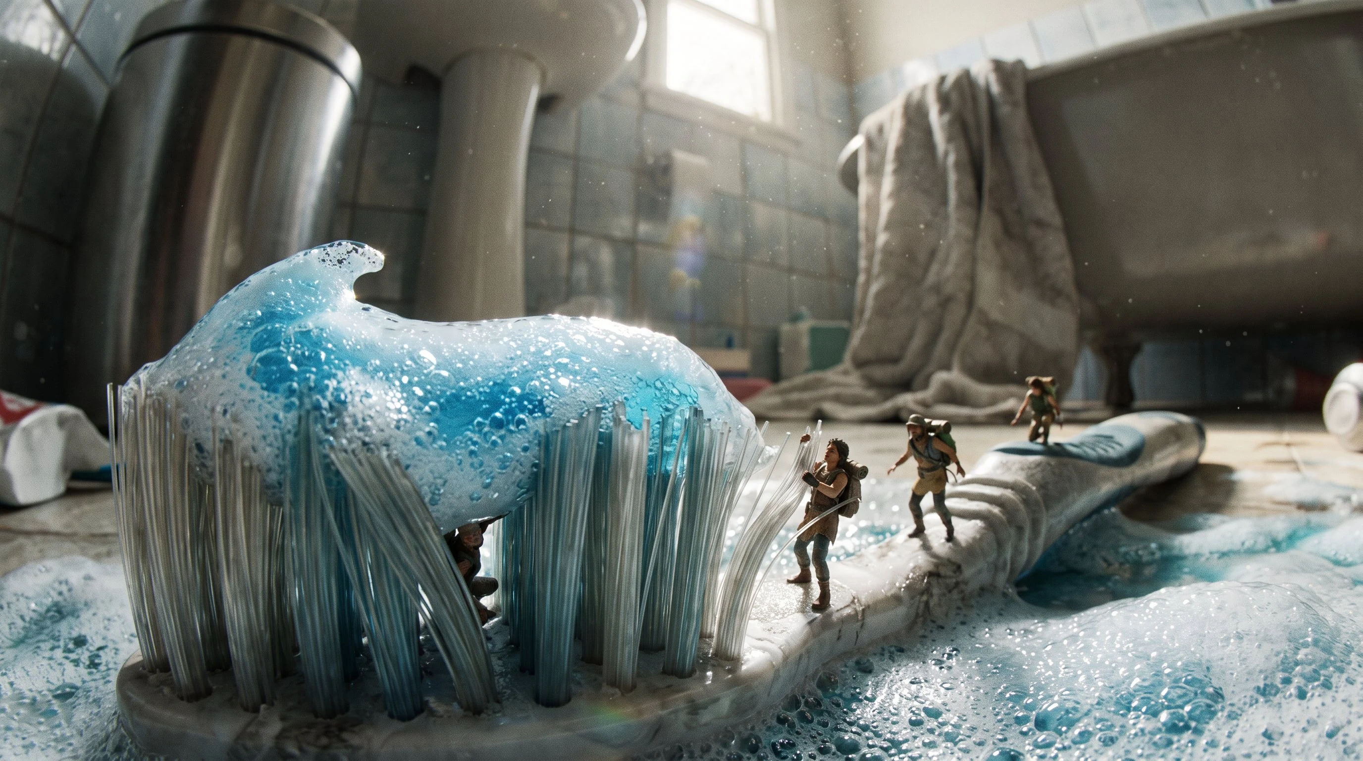Tiny people in a giant world